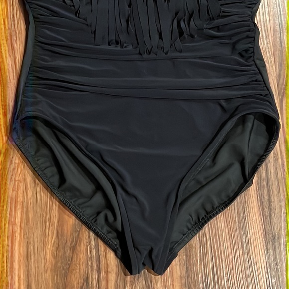 NWOT Magicsuit Solid Blair Fringe One Piece - Picture 9 of 16